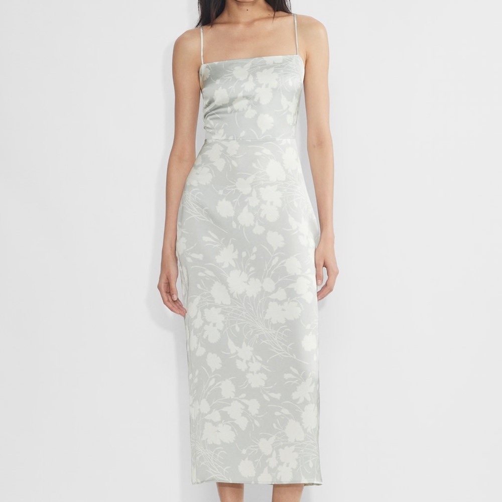 Aritzia Wilfred Madelyn Satin Dress